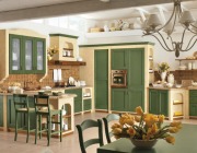 Illuminazione cucina country