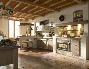 Pareti cucina country